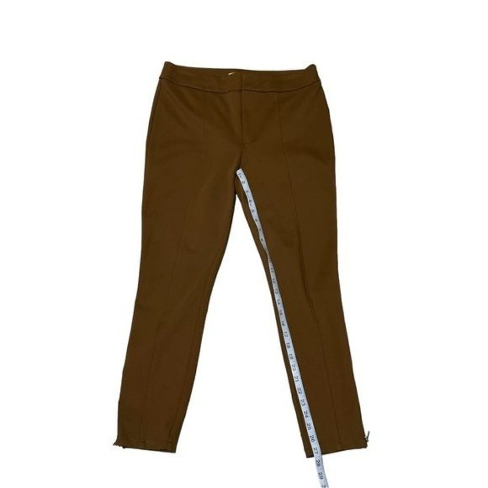 Anthropologie The Essential Slim Cropped Pants Size 10 - Picture 8 of 14